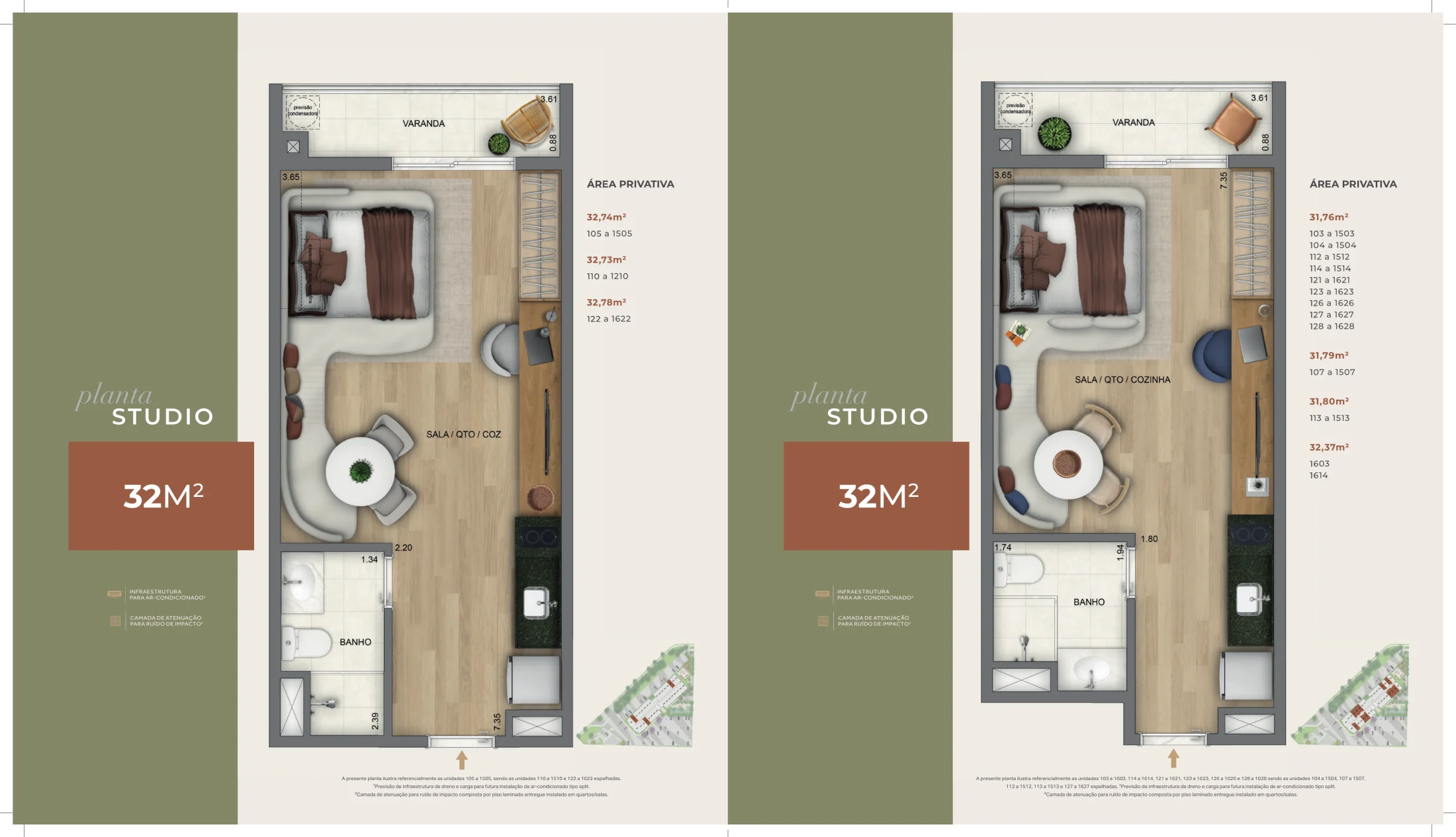 Planta do Living Full 24h