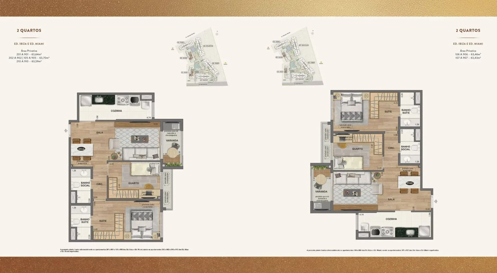 Planta do We Barra by Living