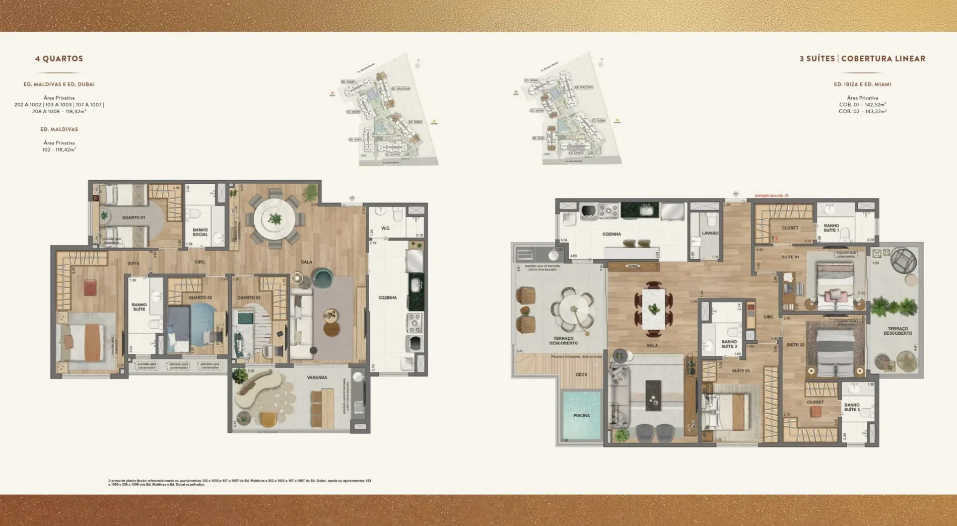 Planta do We Barra by Living